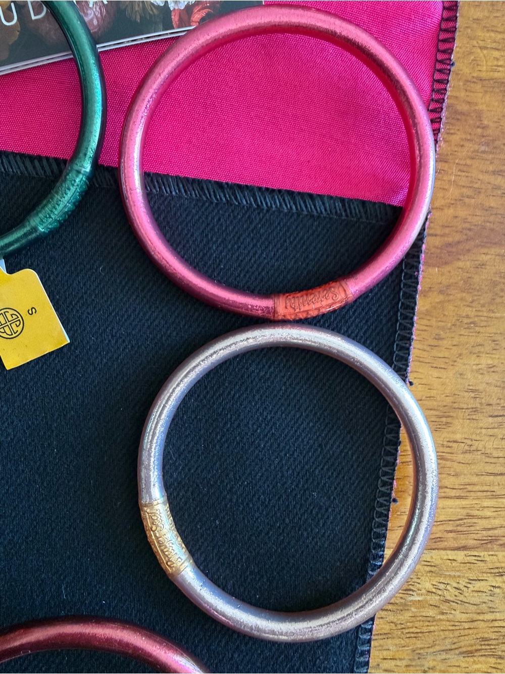 NWT BuDhaGirl Layover Stack All-Weather Bangle Set - Small - Picture 7 of 12